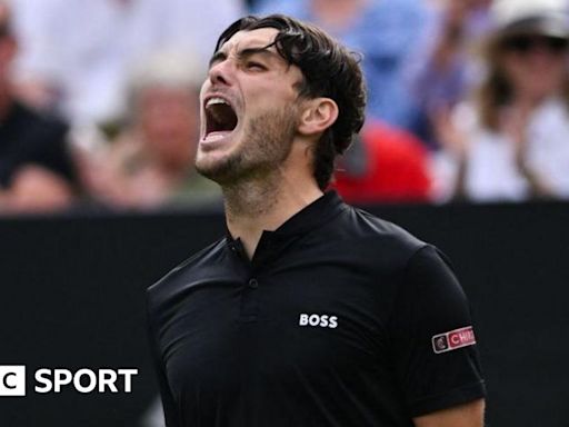 Eastbourne International: Taylor Fritz wins third title with win over Max Purcell