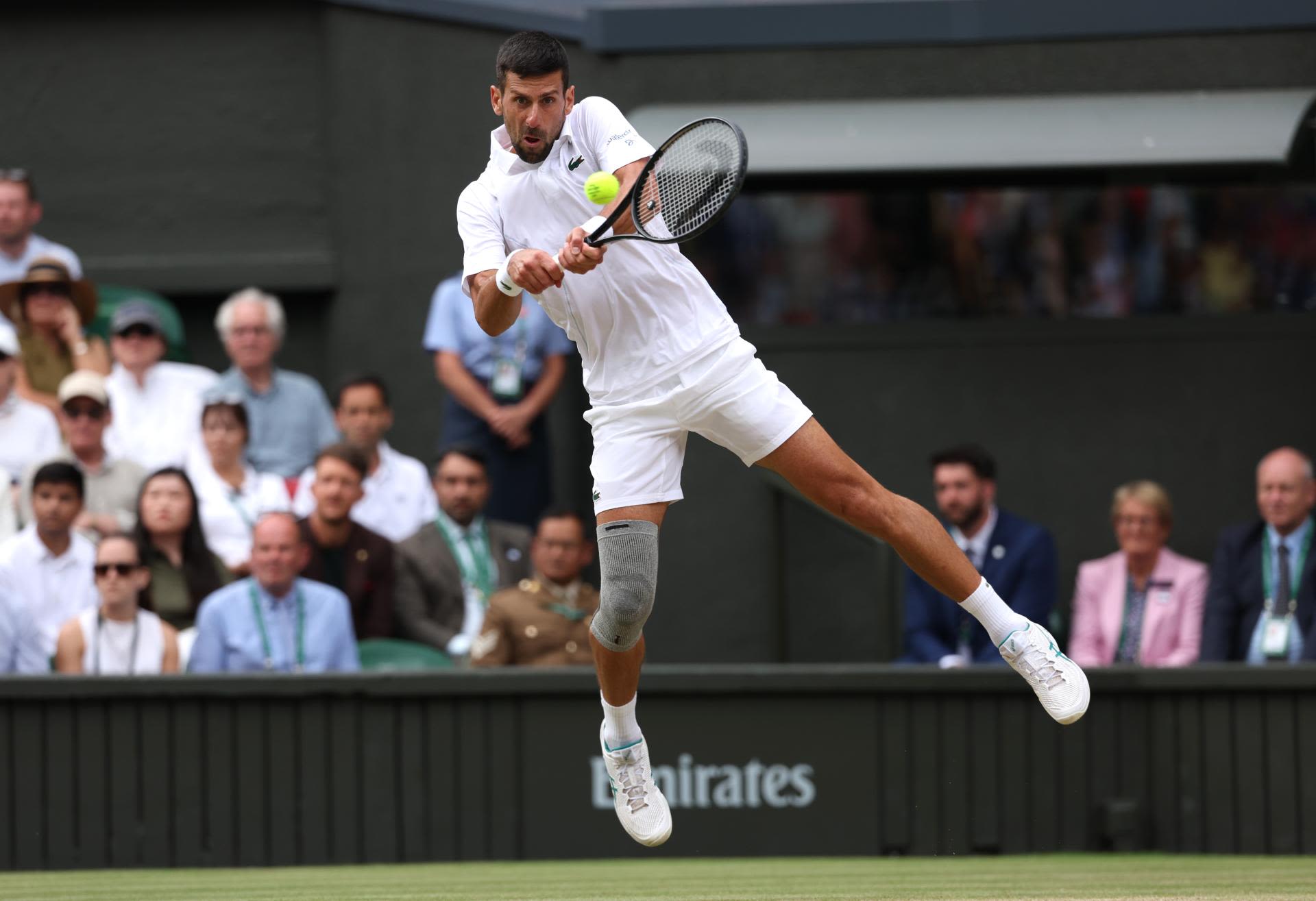 Pics: Novak Djokovic practices in Paris ahead of the Olympic Games