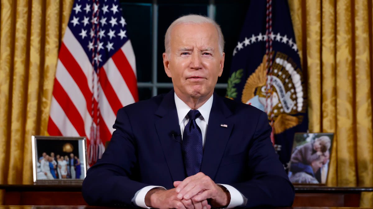 What time does President Biden speak tonight? How to watch Biden's 1st Oval Office speech since dropping out of race