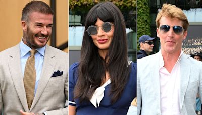 David Beckham, Jameela Jamil and James Blunt lead the star-studded arrivals for Day 1 of Wimbledon