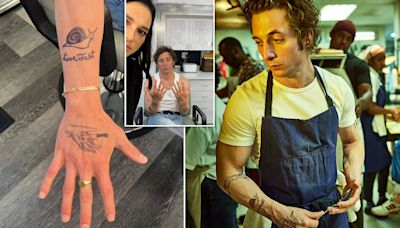The Bear makeup artist reveals how she covers Jeremy Allen White's ink