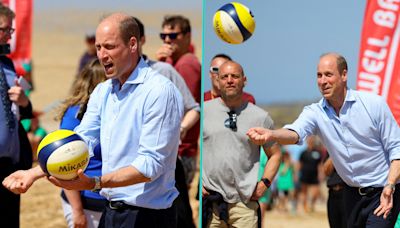 Prince William Plays Volleyball In Royal Beach Outing Amid Kate Middleton’s Cancer Treatment | Access