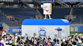 Kansas State Wildcats Celebrate Bowl Win By Eating Pop-Tarts Mascot