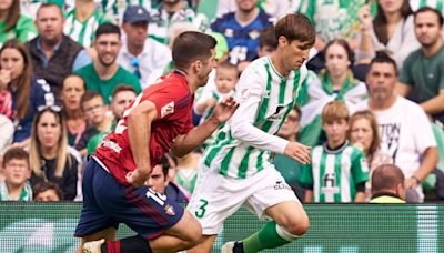 Osasuna - Betis: horario y dónde ver por TV el partido de LaLiga EA Sports de fútbol hoy