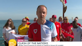 Dan Walker disgusted by England/Wales half-and-half shirt