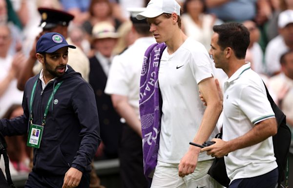 Wimbledon 2024 LIVE: Tennis scores as Jannik Sinner continues Daniil Medvedev clash after medical timeout