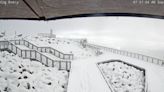 Pikes Peak Blanketed By Significant Summer Snowfall