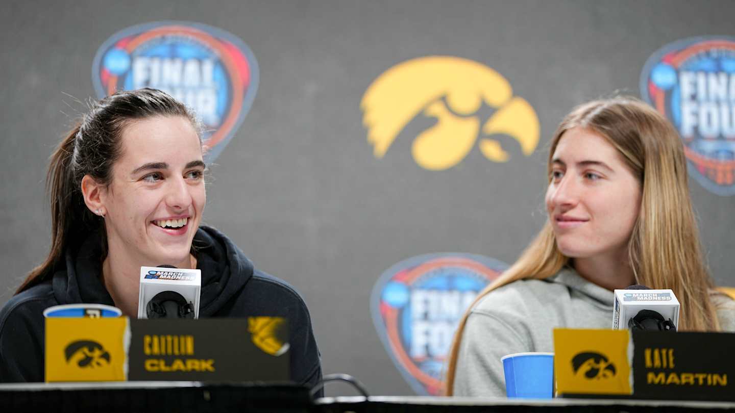 Caitlin Clark Talks About Playing Former Iowa Teammate Kate Martin as Fever Host Aces