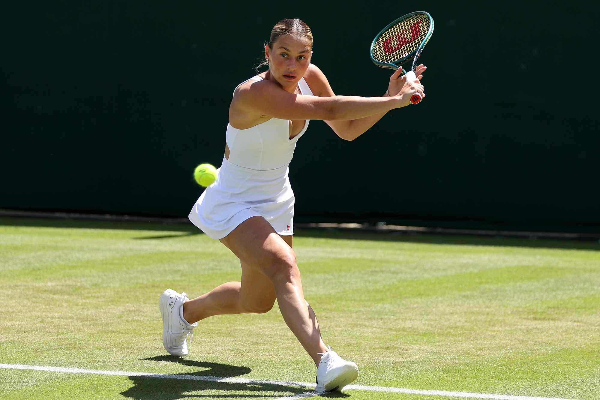 Court Couture! Ukrainian Tennis Player Marta Kostyuk Wins at Wimbledon in a Sporty Replica of Her Wedding Gown