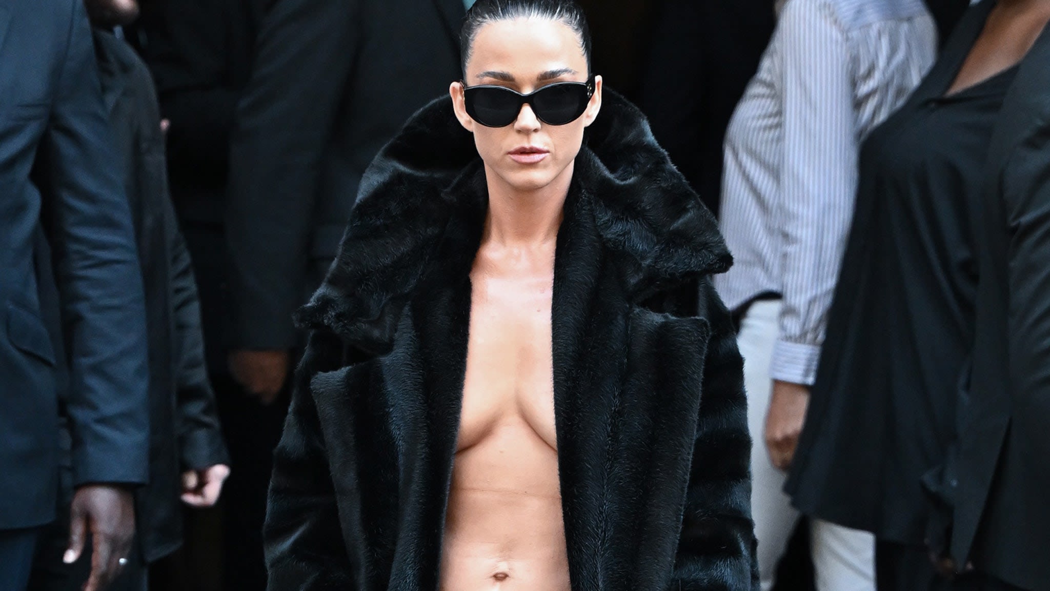 Katy Perry's 'Streamlined, Sexy' Paris Fashion Week Look Was Designed Around C-Section Scar