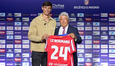 Así fue la presentación de Le Normand con el Atleti