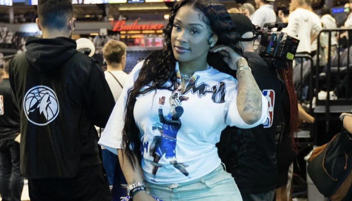 Anthony Edwards' Girlfriend Goes Viral For Outfit Choice at NBA Playoff Game