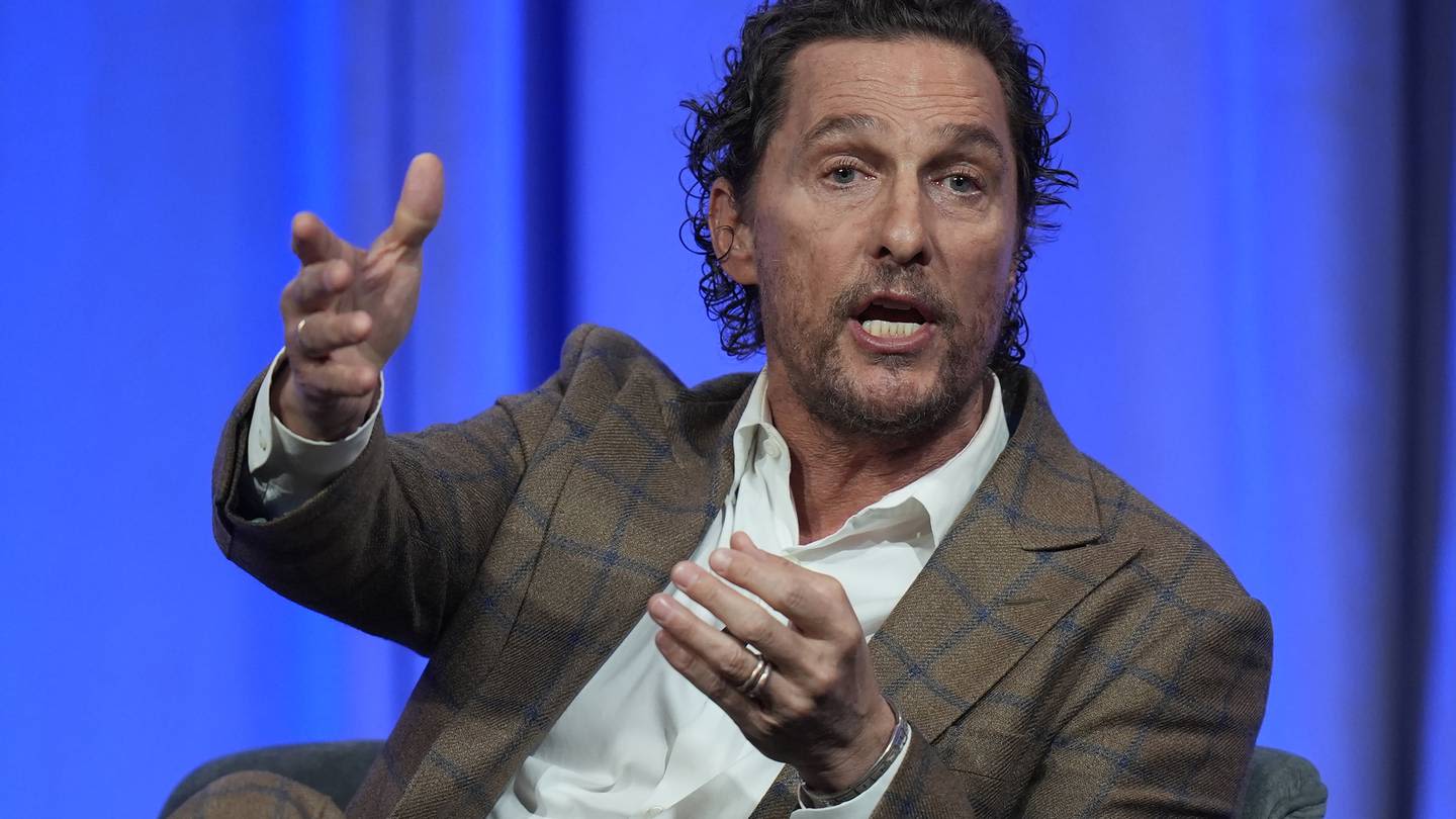 Actor Matthew McConaughey tells governors he is still mulling future run for political office