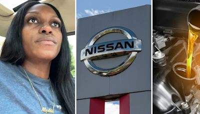 'That car can stay…you can have it': Nissan driver takes car to dealership for oil change. They tell her she needs a new $6K transmission