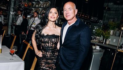 Lauren Sánchez Wears Sheer Black Dress During Pre-Met Gala Outing with Jeff Bezos