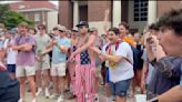 Fraternity says it removed member for 'racist actions' during Mississippi campus protest