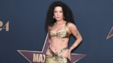 Halsey Wears Daring Gold Gown With Hip Cutouts at MaXXXine Premiere