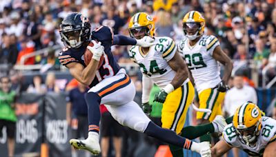 Bears' Tyler Scott undaunted by crowded WR room