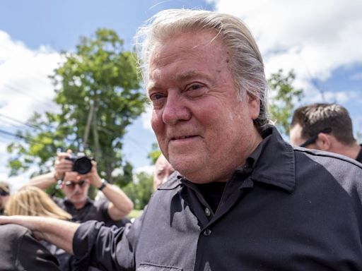 Trump ally Steve Bannon surrenders to federal prison to serve 4-month sentence on contempt charges