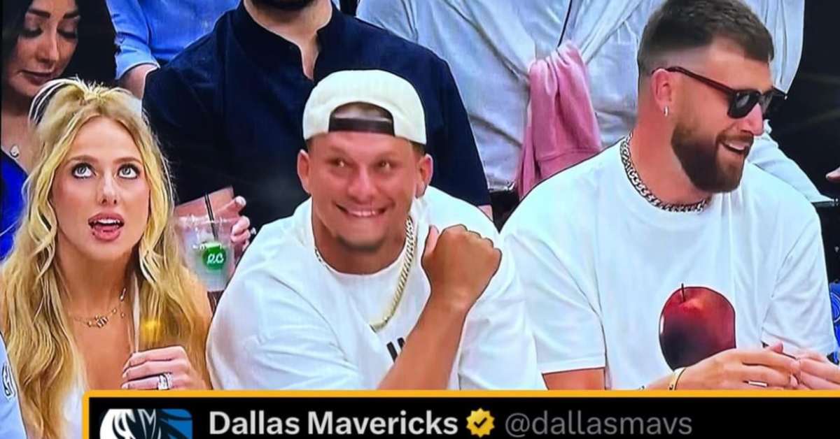 Mahomes at NBA Playoffs; Why'd Dallas Boo Travis Kelce?