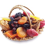 A sophisticated mix of dried fruits like apricots, figs, and dates. Provides a unique and elegant twist on the traditional fruit basket.