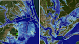 US map shows how states may be submerged by rising sea levels in 2100