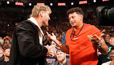 Patrick Mahomes Lends His Super Bowl Rings to Logan Paul to Use as Brass Knuckles on WWE Raw