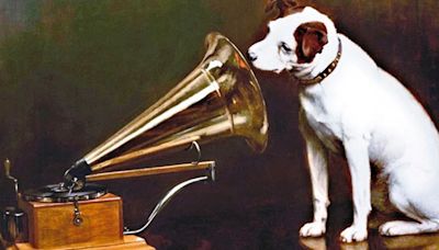 Una pintura, estatuas y sustitutos: la historia del perro que fue símbolo de la música y se hizo famoso tras su muerte