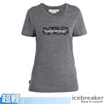 紐西蘭 Icebreaker 女 100%美麗諾羊毛 Tech Lite II 圓領短袖上衣(絢麗迷彩).T恤_IB0A56UM-004 灰