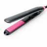 Hair straightener with ceramic or titanium plates that glide over hair to smooth and straighten. Can be used to create a variety of styles, from sleek and straight to loose waves.