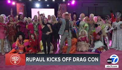 'RuPaul's DragCon' draws over 200 Drag Queens, thousands of fans at LA Convention Center