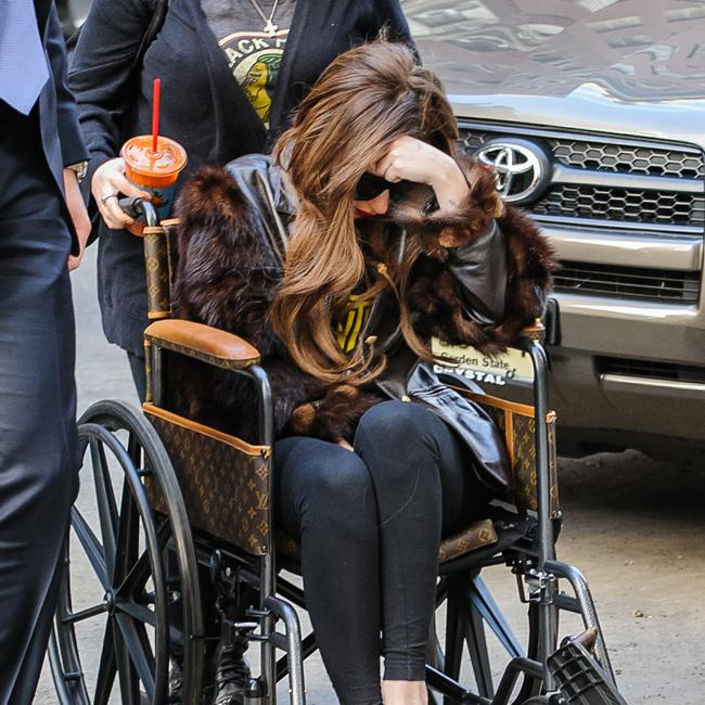 i feel its really weird she was in a wheelchair paparazzi vid then - Gaga  Thoughts - Gaga Daily