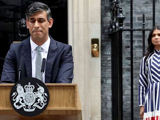 ‘I take responsibility for the loss,’ says Rishi Sunak after his crushing defeat in UK elections | World News - The Indian Express