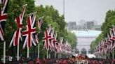 The band of the Welsh Guards, a regiment of the Household Division Foot Guards, took part in the parade