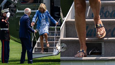 Jill Biden Brings Whimsy to the White House With Frog-Adorned Sandals