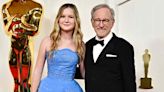 Steven Spielberg's Granddaughter Eve, 13, Looks All Grown Up as They Walk 2024 Oscars Red Carpet