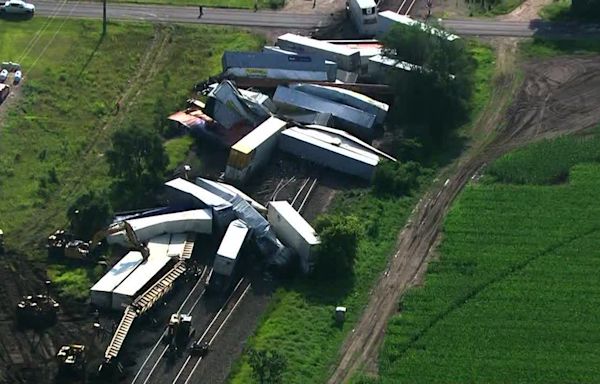 Big Lake train derailment blocks off area as crews and authorities respond