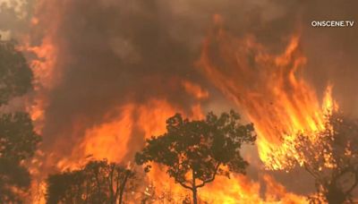 Hawarden fire and Eagle fire move rapidly in Riverside County; structures burned, residents flee