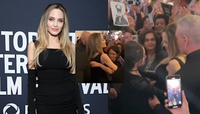 Angelina Jolie's reaction to a fan grabbing her at TIFF goes viral; Watch