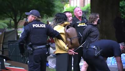 "We will not stop!": Arrests underway as pro-Palestinian protesters at UNC fail to leave