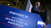 Biden touts economic achievements in Wisconsin amid persistent concerns on inflation