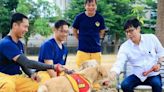「國際搜救犬日」 陳其邁慰勉消防局搜救犬隊