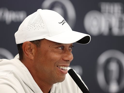 2024 British Open: Tiger Woods' tee times on Thursday and Friday