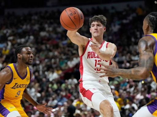 WATCH: Rockets Rookie Reed Sheppard Shines in Summer League Debut