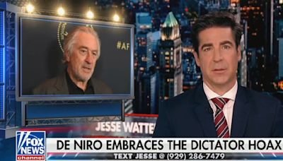 Fox’s Jesse Watters Declares Robert De Niro ‘Lost His Mind’ After He’s Muted During...