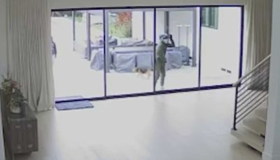 Southern California homeowner shaken after watching thieves ransack home on security camera