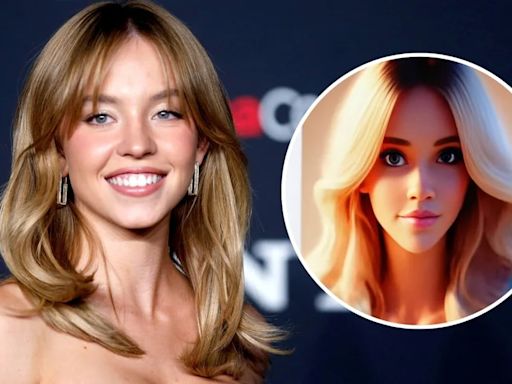 La incómoda reacción de Sydney Sweeney al ver su retrato creado con inteligencia artificial