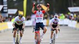 Giulio Ciccone pips Primož Roglič and Remco Evenepoel in summit finish on Volta a Catalunya stage two