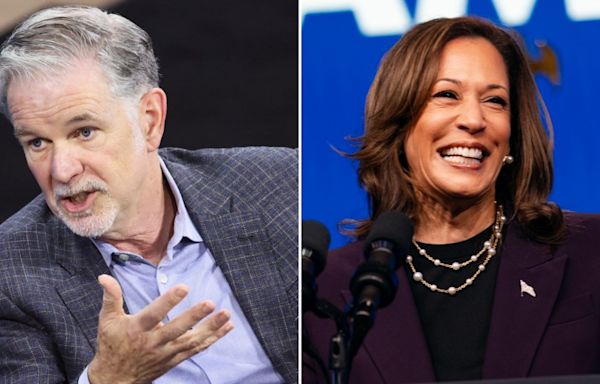 Netflix Co-Founder Reed Hastings Donates $7 Million Toward Kamala Harris’ Presidential Campaign