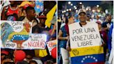 Miles de venezolanos salieron a la calle para apoyar a sus candidatos